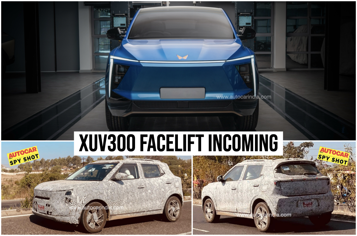 2024 Mahindra XUV300 spied 2024 Mahindra XUV300 spied